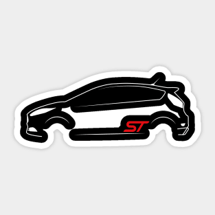 Ford Fiesta ST vector Sticker